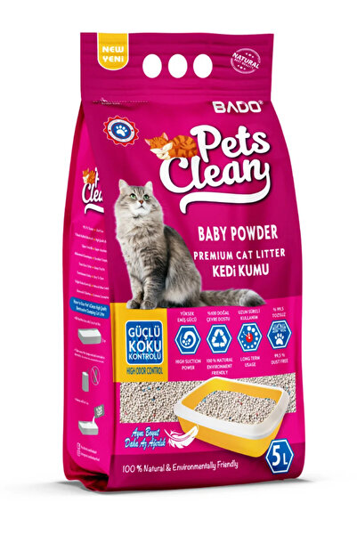 Cango Astenut Baby Powder άμμος για γάτες 5L – ανώτερη απορροφητικότητα, απαλ...