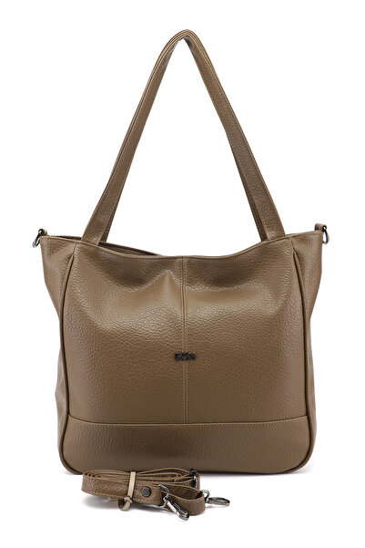 GÖNDERİ(R) Γυναικεία τσάντα χεριού και ώμου με μακρύ λουράκι βιζόν