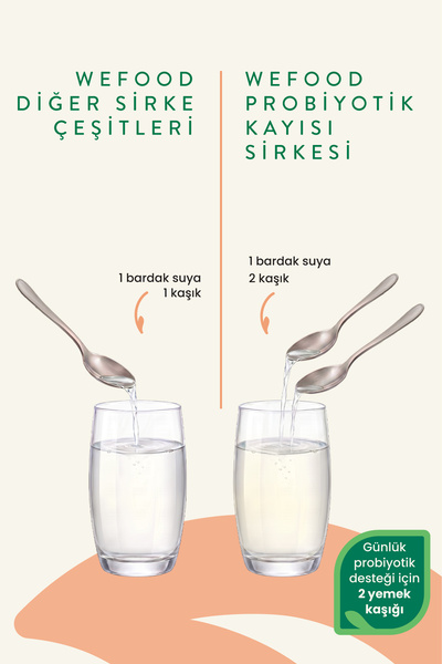 Wefood Probiyotik Kayısı Sirkesi 250 ml