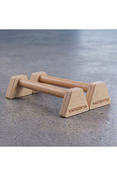 ka tasarım Ka Essentia Ahşap Push Up Bar Şınav Barı, Fitness Ürünü