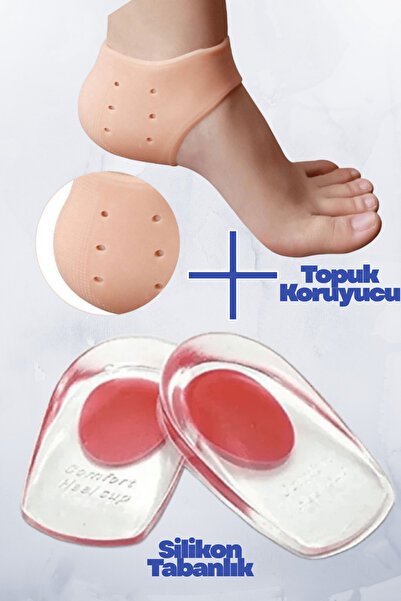 kırmed Ağrıyan Ayaklar için Topuk Çatlağı Topuk Dikeni İçin Topuk Çorabı ve S...