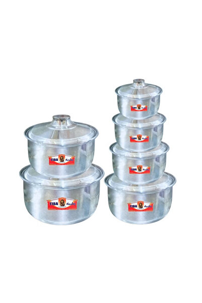 tiba High Quality 6Pcs Aluminium Cookware Set'Tebek' Aluminum Cookware Sets