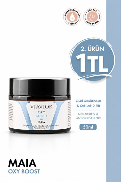 VİAVİOR KOZMETİK Oksijenli Cilt Bakım Kremi Yoğun Nemlendirici Maia Oxy Boost...