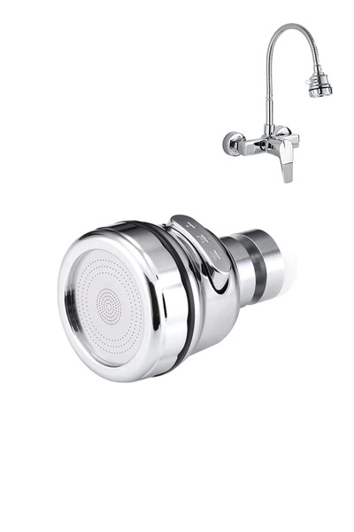 Beatitude Krom Musluk Başlığı 3 Fonksiyonlu Su Tasarruflu Mutfak Çeşme Evye 3...