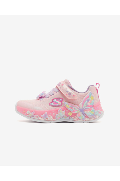 SKECHERS BUTTERFLY BLISS Büyük Kız Çocuk Pembe Işıklı Spor Ayakkabı 303065L LPMT