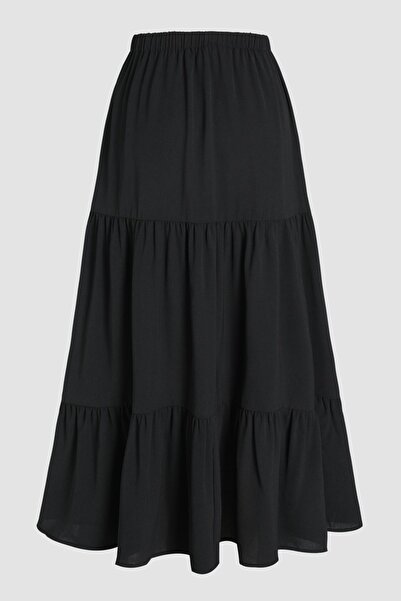 Hiccup Fustă maxi cu talie înaltă și crăpătură