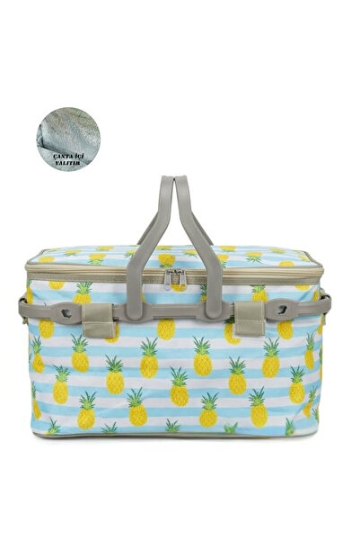 Kale Termos 25 Lt Piknik Sepeti ( 1072 PİCNİC BAG )