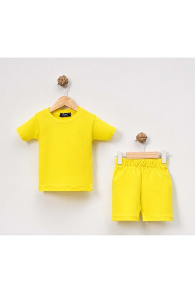 jijek baby kids Unisex baby 100% cotton summer basic t-shirt shorts set - jij...