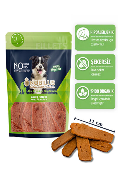 NOBİLUS Kuzu Etli Fileto Köpek Ödül Maması 80gr