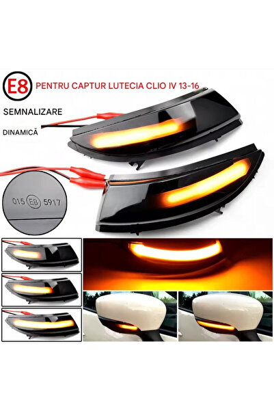 CerCip Set Semnalizari Dinamice Oglinda Renault Clio 4, Captur, Lutecia, Canb...