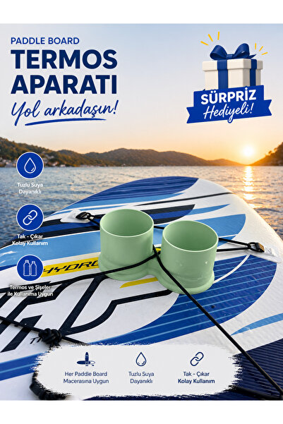 3B Paddle Board Sup Board Kano İkili Termos Kupa Eşya Tutucu Aparat