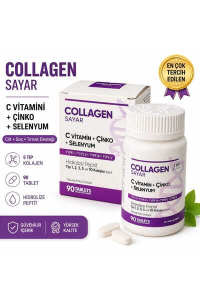 sayar detox Sayar Collagen (1 Box 90 Tablets)