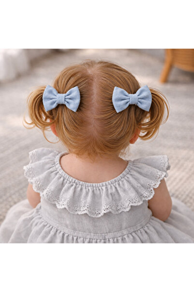 Miniminiksdesing Soft Fabric Bow Buckle Set of 2