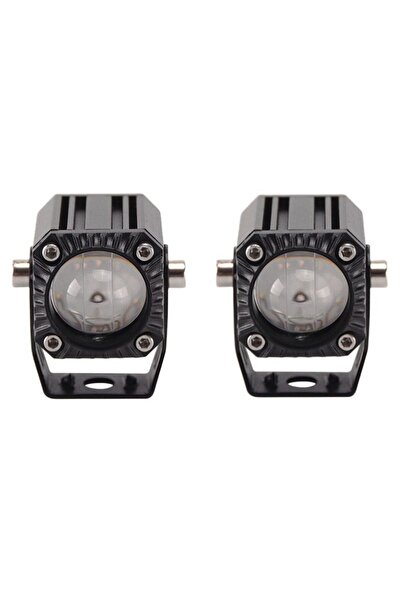 Genel Markalar Off-Road Sis Lambası 3.5cm Beyaz-Sarı 10w 12-80v (Set Olarak)