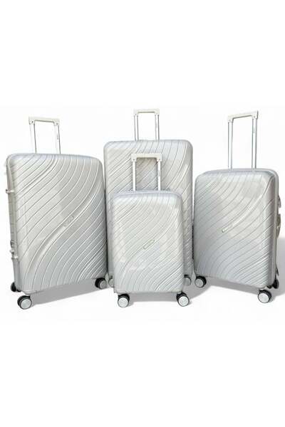 Akyat Light Blue Color 4 Pieces Pp Material Travel Luggage Sets |   32 Inches!