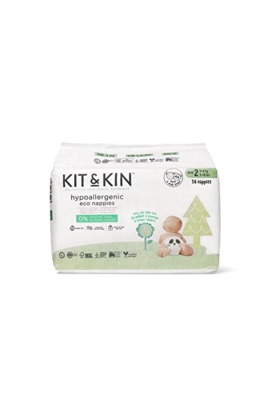 Kit&Kin Πάνες, Μέγεθος 2, 38 τεμάχια x 4 συσκευασίες, 152 τεμάχια