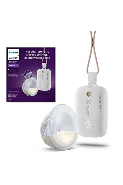 Philips Lionelo Ηλεκτρικό Θήλαστρο Χωρίς Χέρια SCF531/11, 200ml, Λευκό-Διαφανές