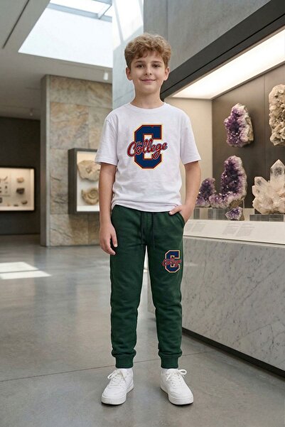 cm buseyiz BuseKids Παιδικό αγορίστικο μπλουζάκι με πολύχρωμη στάμπα και σετ ...