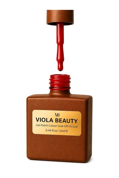 VB VIOLA BEAUTY SO RED KALICI OJE SERİSİ -13ML ( Protez Tırnak Kalıcı Oje Ser...