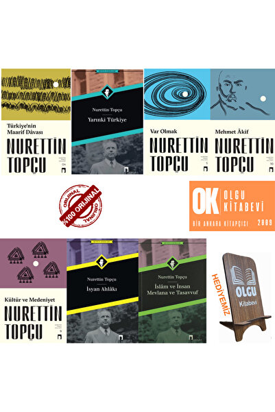Dergah Yayınları Nurettin Topçu 7 kitap set / İsyan Ahlakı - Türkiye’nin Maar...