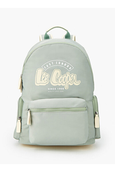 Lee Cooper Logo Print Polyester Backpack with Adjustable Straps