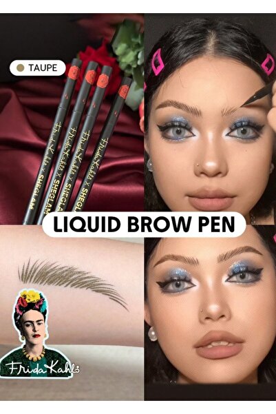 SHEGLAM Frida Kahlo X Brow Icon Likit Kaş Kalemi (Mikroblading Etkili Kıl Gör...