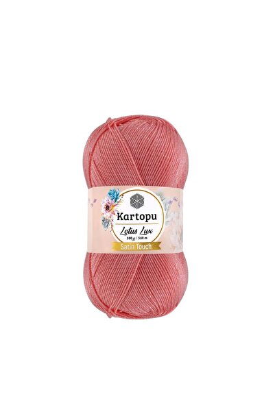Kartopu LOTUS LUX SATİN TOUCH SİMLİ BİKİNİ BÜSTİYER BLUZ ÖRGÜ İPİ K766 /5 ADET