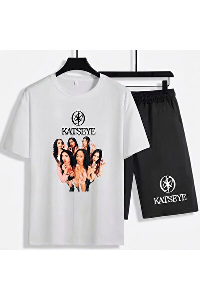 SVART WEAR Katseye K-Pop Unisex 100% Cotton Shorts - T-Shirt Bottom Top Set