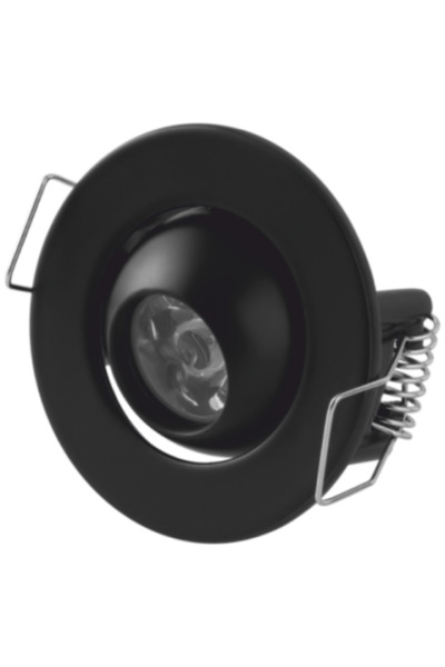 Cata 5 Adet CT 5268 Ufo Yıldız 1.5W Sıva Altı Led Spot Siyah Kasa Beyaz Işık ...