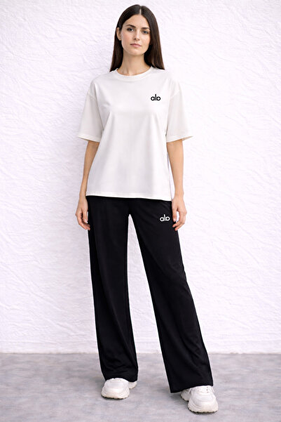 ZAVIXO Women's Oversize Basic 2-Piece Set 100% Cotton Comfortable Stylish Com...