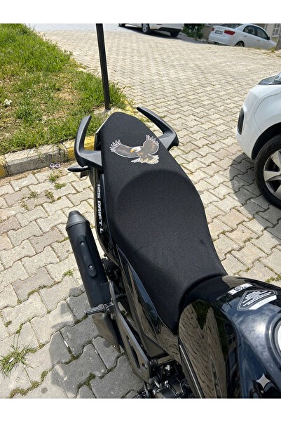 Utku Giyim MONDİAL DRİFT L UYUMLU BASKILI MOTOSİKLET SELE KOLTUK KILIFI SİYAH...