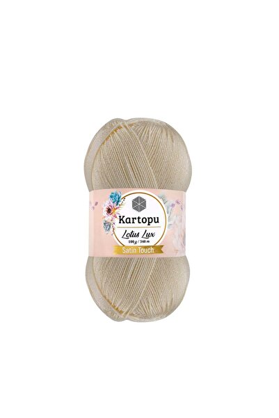 Kartopu LOTUS LUX SATİN TOUCH SİMLİ BİKİNİ BÜSTİYER BLUZ ÖRGÜ İPİ 025 /5 ADET