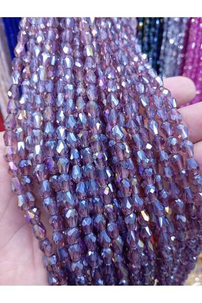 Ralp Moda Γυάλινες χάντρες 6*8 χιλιοστών κατάλληλες για κοσμήματα και τσάντες