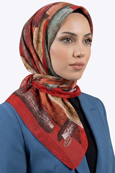 hadiora قماش نسائي منقوش بنمط تجريدي مخيط للطباعة