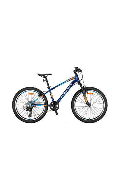 Kron XC75 V-FREN 20 JANT 11cm KADRO 7 VİTES BİSİKLET LACİVERT-TURUNCU