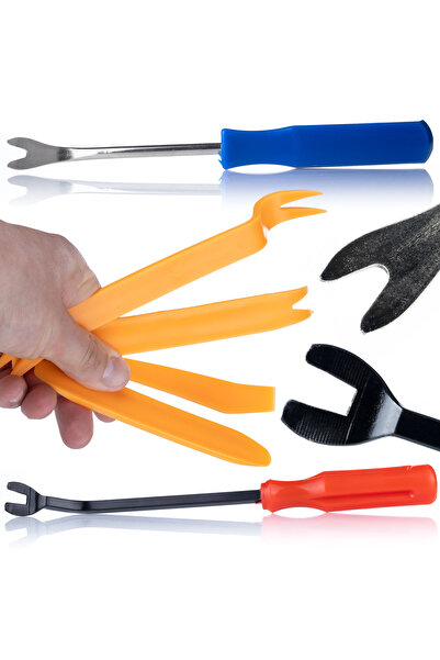 Rosfix Set Scule Demontare Cleme Auto 6 Buc | Plastic Durabil Ergonomic
