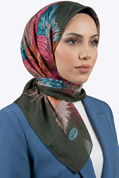 hadiora Women's Khaki Floral Patterned Stitched Writing Pad