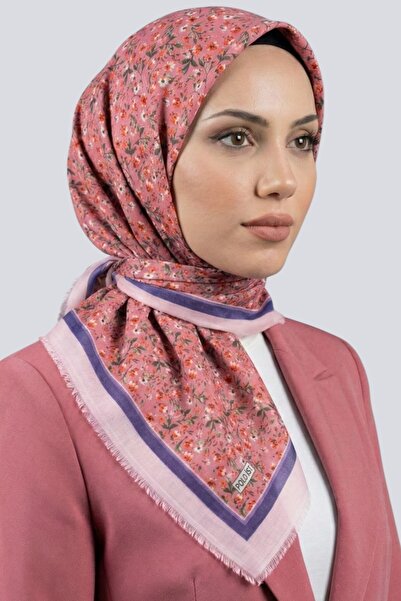 hadiora وشاح نسائي مزين بالزهور 6508