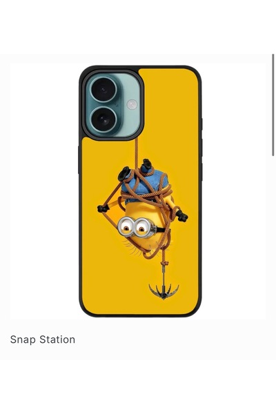 SNAPSTATIONRO Προστατευτική θήκη, MagSafe, iPhone 16 PLUS - Minion_Hanging