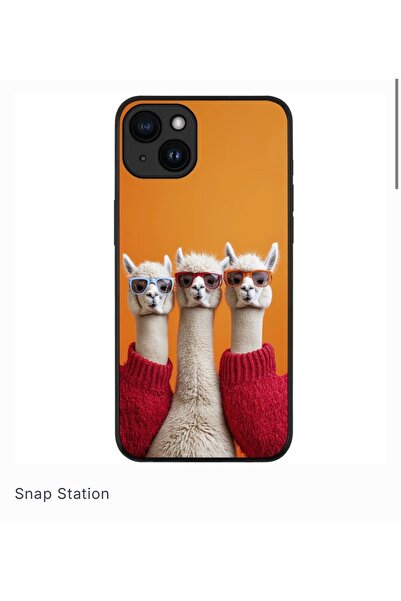 SNAPSTATIONRO Προστατευτική θήκη, MagSafe, iPhone 14 - ALPACA_SUNGLASSES_COOL