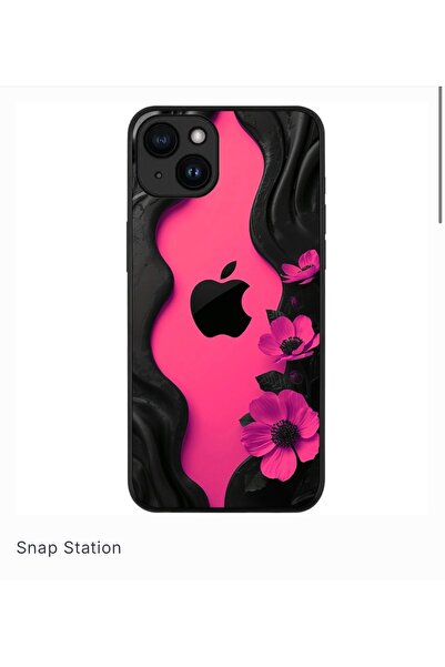 SNAPSTATIONRO Προστατευτική θήκη, MagSafe, iPhone 14 PLUS - Apple_Logo_Pink_F...