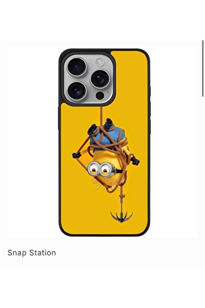SNAPSTATIONRO Husa de protectie, MagSafe, iPhone 13 PRO - Minion_Hanging