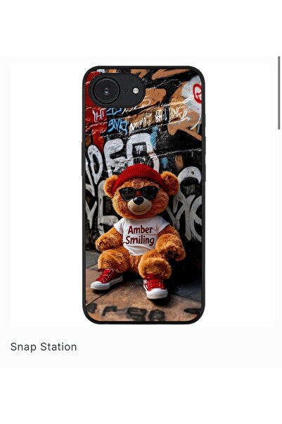 SNAPSTATIONRO Προστατευτική θήκη, MagSafe, iPhone 16E - Cute_Bear_Colored
