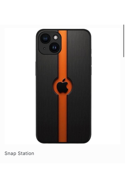 SNAPSTATIONRO Προστατευτική θήκη, MagSafe, iPhone 15 PLUS - Apple_Logo_Orange...