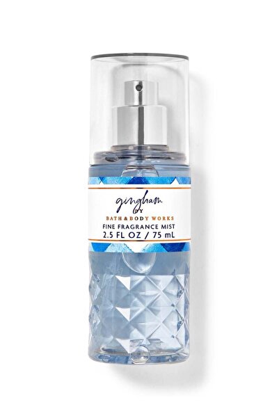 Bath & Body Works رذاذ عطري ناعم بحجم مناسب للسفر بنقشة مربعات