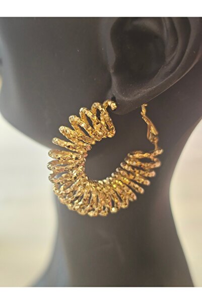 Elvinege Aksesuar Earrings - Wire Wrapped Steel Earrings