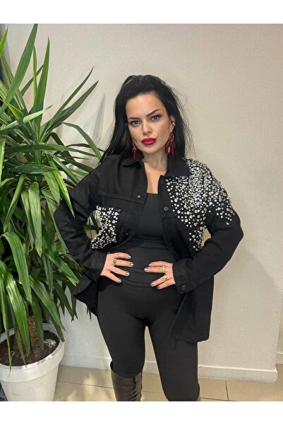 MOD10 Diamond Black Denim Jacket