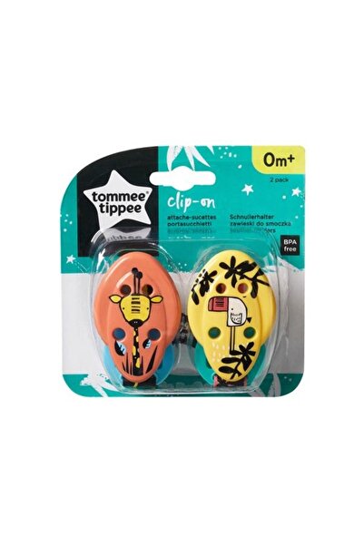 tommee tippee Emzik Askısı 2'li Clip-on Sarı