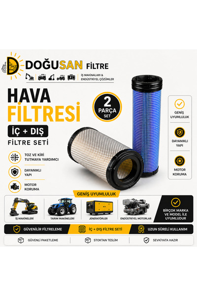 Bavaria HAVA FİLTRESİ MANİTOU HİDROMEK CASE HYUNDAİ JCB SUMİTOMO