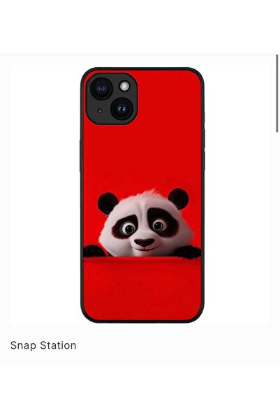 SNAPSTATIONRO Προστατευτική θήκη, MagSafe, iPhone 14 - Cute_Panda_Red